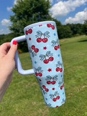 Cherry Bows Tumbler