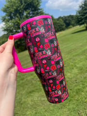 Caffeine & Chaos Tumbler