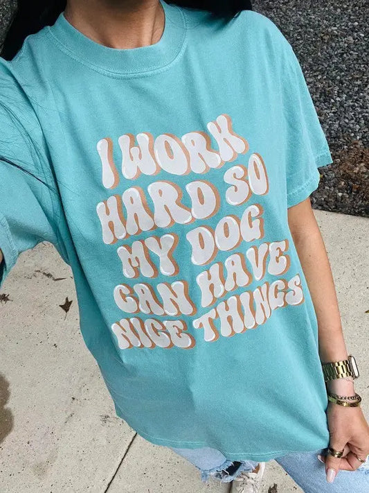 I Work Hard So My Dog Can Have Nice Things Graphic